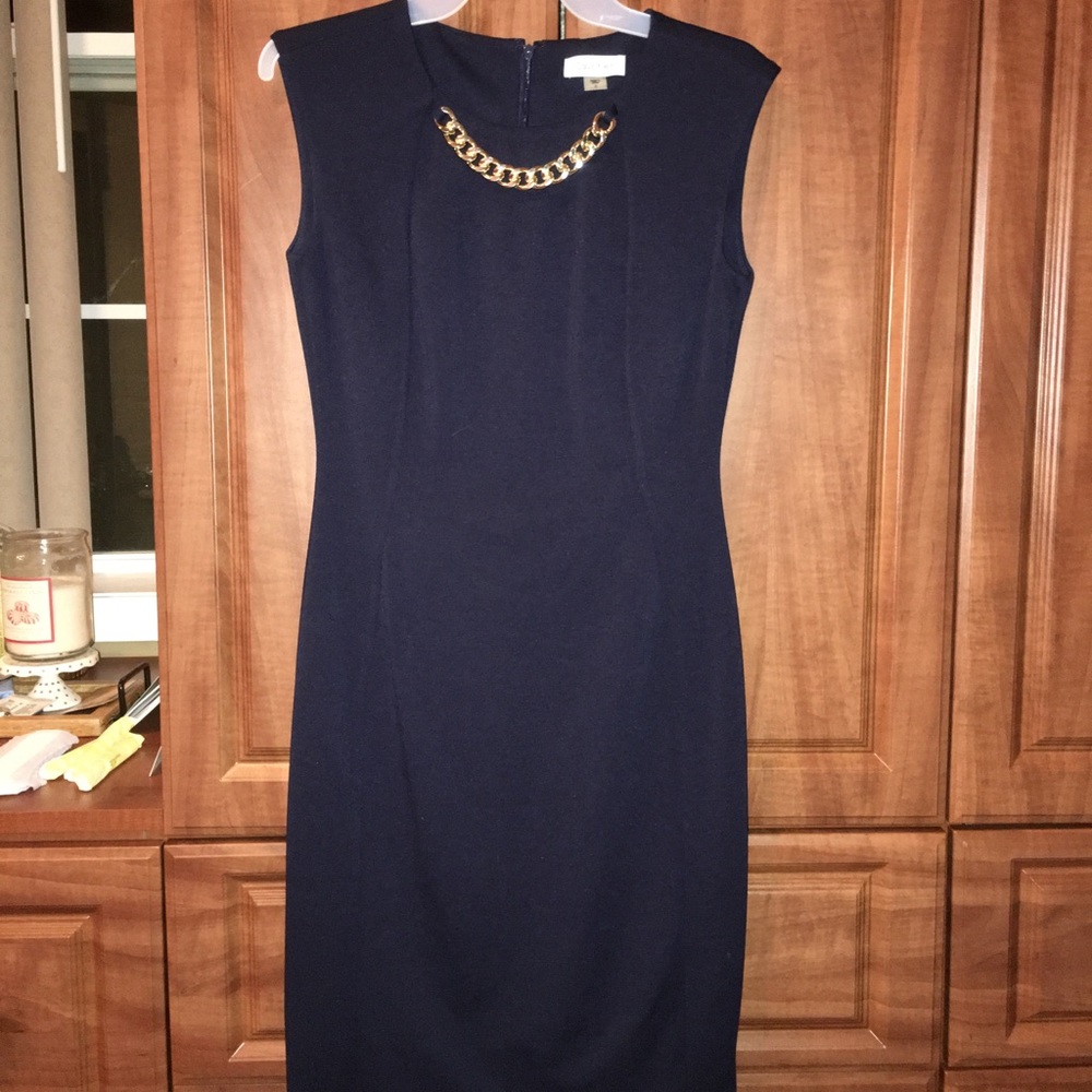 Navy Calvin Klein dress